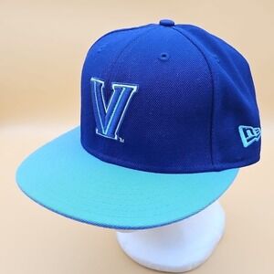 Villanova Wildcats Hat Cap New Era Fitted Size 7 1/4 59Fifty Blue NCAA
